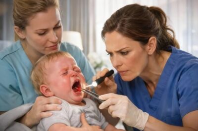 BEBÉ MILLONARIO TOSÍA SANGRE SIN PARAR… Y LA MÉDICA CASI SE DESMAYA CON LO QUE VE!