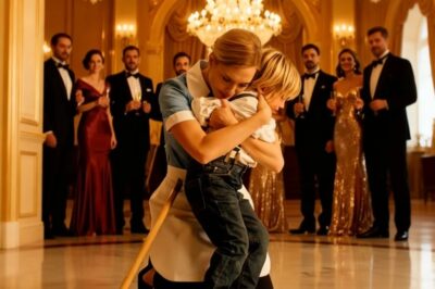 Dijo solo una palabra: ‘Mamá’… y el vestíbulo entero se quedó sin aire