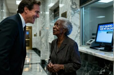 “SOLO QUIERO VER MI SALDO”— DIJO LA ANCIANA NEGRA DE 90 AÑOS.Millonario Se Rió…HASTA VER LA PANTALLA