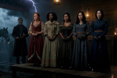 Viudo negro adquiere a 4 jóvenes en una subasta, las llevó a casa y las casó con sus hijos…