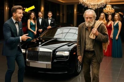 “TE DOY MI FERRARI SI LO ENCIENDES” – SE RÍE EL MILLONARIO… PERO EL VIEJO HAMBRIENTO LO CALLA