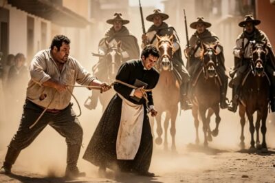 Hacendado ató al Padre por negarse a obedecer… hasta que llegaron los Revolucionarios y todo cambió…