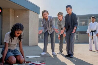 Los Matones Humillan A Una Niña Pobre, Sin Saber Que Su Hermano Cinta Negra Está Viendo Todo