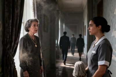 LA MADRE DEL JEFE SE QUEDÓ PARALIZADA AL VER EL COLGANTE EN EL CUELLO DE LA NUEVA LIMPIADORA…