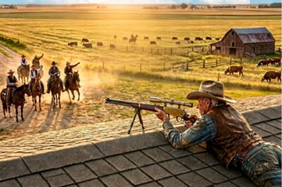 Siete jinetes llegaron a tomar su rancho; no sabían que él era un francotirador mortal muy letal hoy