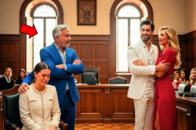 Creían que estaba sola en el juicio, hasta que un magnate se alzó y dijo: «Es mi hija»