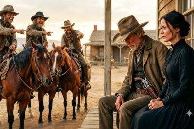 Se burlaron del viejo peón de la viuda… pero quedaron helados cuando sus colts gemelos hablaron