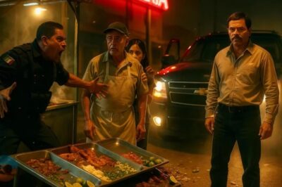 UN POLICÍA HUMILLÓ A UN VENDEDOR DE CALLE… PERO EL CHAPO LLEGÓ EN SU CAMIONETA NEGRA Y LO QUE HIZO