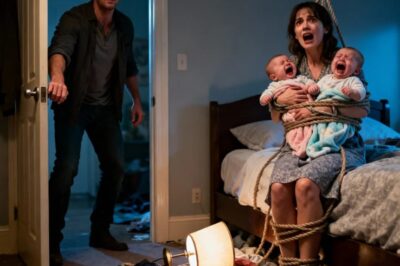 Regresó a casa y encontró a la niñera atada a su cama con sus gemelos. Lo que descubrió después destrozó su matrimonio y desató una guerra que nadie vio venir.