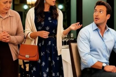 “DISCULPE, TRAJE A MI MAMÁ”, DIJO LA CHICA SENCILLA EN UNA CITA A CIEGAS — LO QUE HIZO EL MILLONARIO