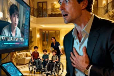 “El millonario puso cámaras para cuidar a sus trillizos… y descubrió lo que hizo la criada