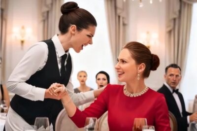 TODOS TEMÍAN A LA ESPOSA DEL MILLONARIO — HASTA QUE LA CAMARERA LA CONFRONTÓ ANTE TODOS