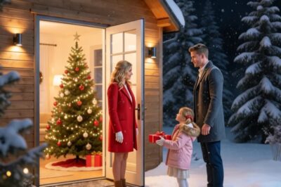 La CEO Pasaba La Navidad Sola, Hasta Que Un Padre Soltero Y Su Hija Llamaron A Su Puerta