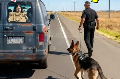 Niña secuestrada dio señal al perro policía — la acción del oficial sorprendió a todos.