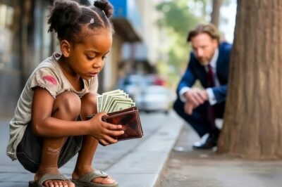 Un Millonario Dejó Caer Su Cartera A Propósito… Una Niña Pobre La Tomó E Hizo Lo Impensable