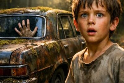 EL NIÑO HUÉRFANO HALLÓ REFUGIO EN UN CARRO — Y AL MIRAR POR LA VENTANA, SE DERRUMBÓ DE TANTO LLORAR