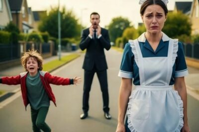 “SIN NINGÚN MOTIVO, EL MILLONARIO DESPIDIÓ A LA LIMPIADORA… ¡Y EL NIÑO LLORANDO LO CAMBIÓ TODO!”