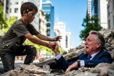 NIÑO DE LA CALLE SALVÓ A UN MILLONARIO ENTERRADO VIVO, Y LO QUE DIJO LO HIZO LLORAR