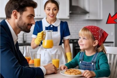 “PUEDO TOMAR CAFECITO CONTIGO?”—DIJO LA HIJA DE LA EMPLEADA…Y SU RESPUESTA SORPRENDIÓ A TODA LA CASA
