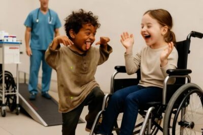 HEREDERA EN SILLA DE RUEDAS NO HABLABA CON NADIE… HASTA QUE ESTE NIÑO HUÉRFANO LLEGÓ