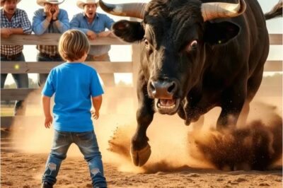 “Un niño ciego se enfrenta al toro bravo que iba a ser sacrificado… y lo que pasa es increíble”