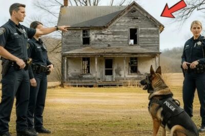 Un perro K9 observa una casa abandonada… y salva a 23 niños desaparecidos en un escalofriante…