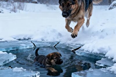 Una perra no pudo salvar a su cachorro: no creerás quién acudió al rescate…