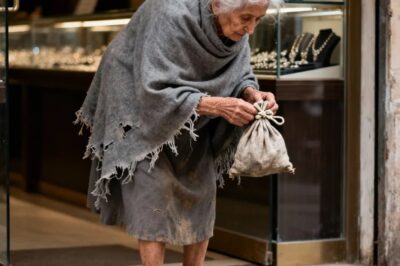 La anciana aceptó las burlas en silencio… porque sabía exactamente lo que iba a pasar después