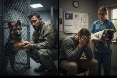 Un cachorro de pastor alemán lloró cuando reconoció a un hombre en el refugio, pero algo triste…
