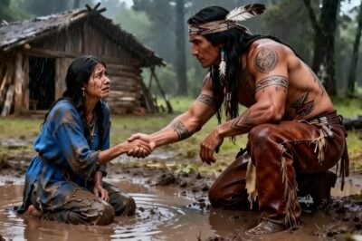 Bajo la tormenta, el temido apache preguntó: “¿Refugio o esposo?”