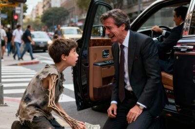 “SE PARECE A TU HIJO FALLECIDO”, dijo la novia del millonario al ver al niño de la calle. Entonces..