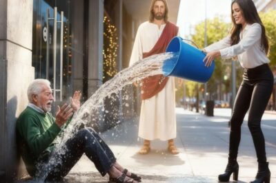 Una joven le arrojó agua helada a un anciano… y Jesús le dio una lección que jamás olvidará…