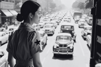 Las mujeres prisioneras de guerra japonesas se quedaron sin palabras ante el imponente paisaje industrial de Estados Unidos