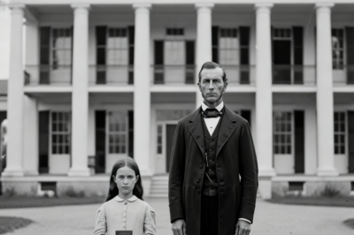 Esta foto familiar de 1904 parece normal, hasta que se nota la mano del padre.