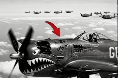 Los pilotos alemanes llamaron a su P 47 “acabado”, hasta que aterrizó con más de 200 agujeros.