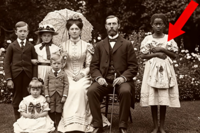 Nadie notó a la niña esclava en el retrato, hasta que un zoom reveló lo que cargaba.