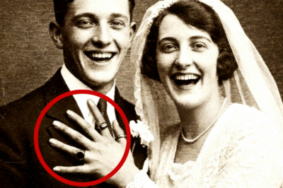 Era solo una foto de boda de una pareja feliz, pero mira de cerca la mano de la novia.
