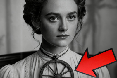 Este retrato de 1910 de una mujer joven, hasta que se notó un símbolo siniestro en su collar.