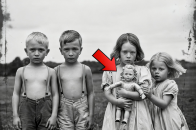 Esta foto de 1899 de hermanos parecía feliz, hasta que un zoom reveló quién sostenía la muñeca.