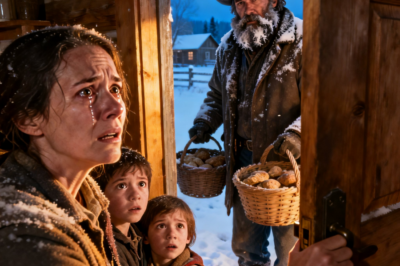 Sin comida para la cena de Navidad, hasta que un ranchero solitario trajo un festín y se convirtió en familia