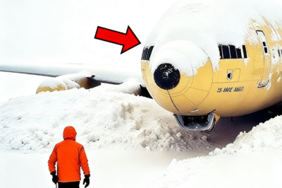 Un mochilero se topa con un avión cubierto de nieve y lo que encuentra dentro lo sorprende.
