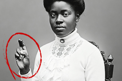 Era solo un retrato de estudio de 1903, hasta que viste los extraños símbolos en la mano de la mujer.