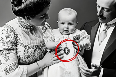 Este retrato de 1910 parece inofensivo… hasta que los expertos ven lo que sostiene el bebé.