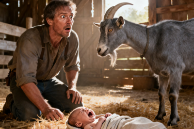 ¿Una CABRA dio a luz a un bebé humano? ¡Un granjero, atónito, encuentra un bebé junto a la CABRA!