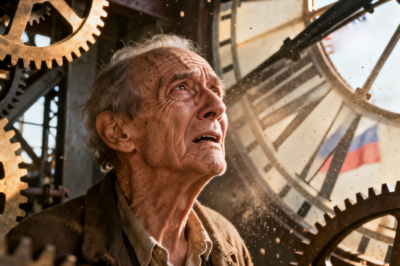 El anciano abandonado halló refugio en una torre de reloj — y el sonido que oyó lo cambió todo.