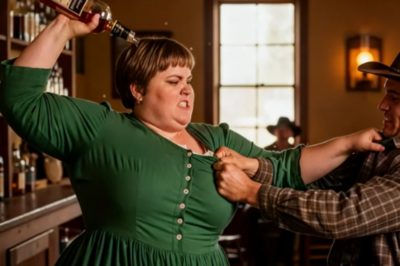  El dueño del salón la contrató para ahuyentar a los vaqueros… pero todos seguían regresando