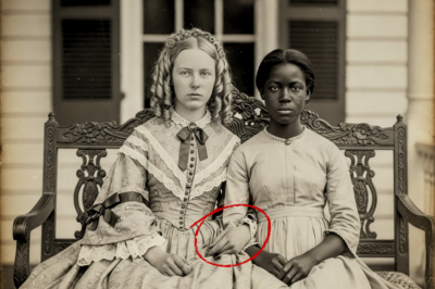 Esta foto de dos amigos parecía inocente, hasta que los historiadores notaron un oscuro secreto.