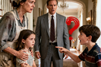 Ella trajo a su hija a limpiar—el niño señaló: «Papá, mira, es ella».