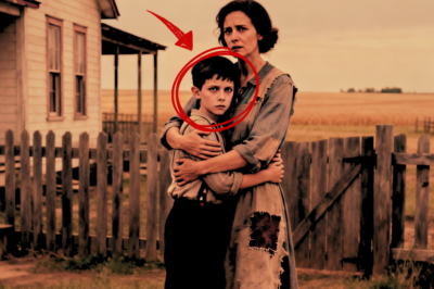 Una mujer abraza a su hijo en 1931, pero al acercarse al rostro del niño, algo parece extraño.