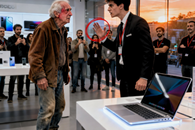 Le dio una BOFETADA por tocar un portátil… No sabía que era MILLONARIO….